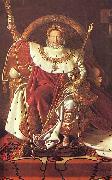 Jean-Auguste Dominique Ingres Napoleon on his Imperial throne France oil painting artist